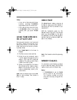 Предварительный просмотр 11 страницы Radio Shack ET-543 Owner'S Manual