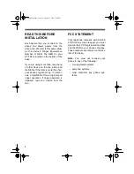 Preview for 4 page of Radio Shack ET-596 Owner'S Manual