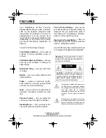 Предварительный просмотр 2 страницы Radio Shack ET-652 Owner'S Manual