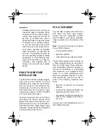 Preview for 4 page of Radio Shack ET-929 Owner'S Manual