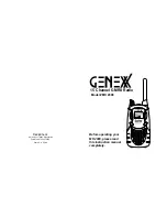 Radio Shack Genex MK 2000 Owner'S Manual preview