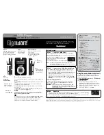 Предварительный просмотр 1 страницы Radio Shack Gigaware 42-420 User Manual