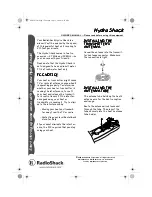 Radio Shack Hydro Shock Owner'S Manual preview