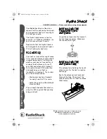 Radio Shack Hydro Shock Owner'S Manual предпросмотр