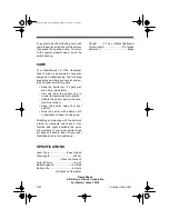 Preview for 2 page of Radio Shack LX-3100 User Manual