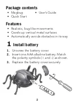 Preview for 2 page of Radio Shack Magbug 60-547 User Manual