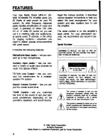 Предварительный просмотр 2 страницы Radio Shack MPA 31 Owner'S Manual