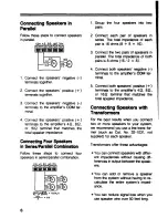 Предварительный просмотр 8 страницы Radio Shack MPA 31 Owner'S Manual