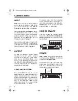 Предварительный просмотр 4 страницы Radio Shack MPS-50 Owner'S Manual