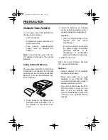 Предварительный просмотр 5 страницы Radio Shack Optimus 14-1116 Owner'S Manual