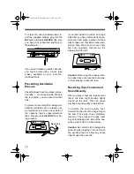 Предварительный просмотр 12 страницы Radio Shack Optimus CTR-109 Owner'S Manual