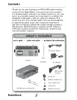 Preview for 2 page of Radio Shack Pro 2055 User Manual