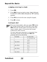 Preview for 38 page of Radio Shack Pro 2055 User Manual