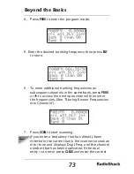 Preview for 73 page of Radio Shack Pro 2055 User Manual