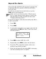 Preview for 79 page of Radio Shack Pro 2055 User Manual