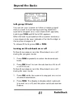 Preview for 81 page of Radio Shack Pro 2055 User Manual