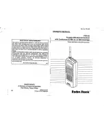 Radio Shack PRO-26 Owner'S Manual preview