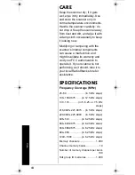 Preview for 84 page of Radio Shack Pro-95 Owner'S Manual