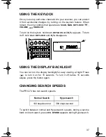 Preview for 37 page of Radio Shack Race Scanner Owner'S Manual