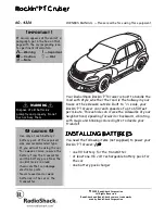 Предварительный просмотр 1 страницы Radio Shack Rockin' PT Cruiser Owner'S Manual