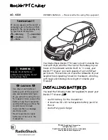 Radio Shack Rockin' PT Cruiser Owner'S Manual preview