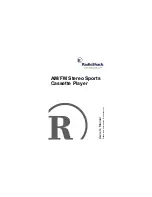 Предварительный просмотр 1 страницы Radio Shack Sports Design Owner'S Manual