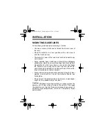 Предварительный просмотр 7 страницы Radio Shack SWS VG-2 Guard Owner'S Manual
