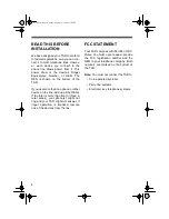 Preview for 4 page of Radio Shack TAD-1004 Owner'S Manual