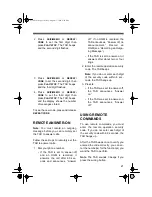 Preview for 21 page of Radio Shack TAD-1004 Owner'S Manual