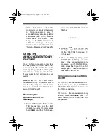 Preview for 21 page of Radio Shack TAD-1006 Owner'S Manual