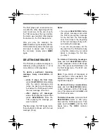 Preview for 25 page of Radio Shack TAD-1006 Owner'S Manual