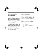 Preview for 4 page of Radio Shack TAD-1007 Owner'S Manual