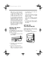 Предварительный просмотр 15 страницы Radio Shack TAD-1010 Owner'S Manual