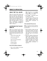 Предварительный просмотр 29 страницы Radio Shack TAD-1010 Owner'S Manual