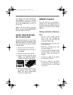 Preview for 19 page of Radio Shack TAD-1016 Owner'S Manual