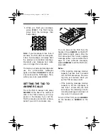 Preview for 25 page of Radio Shack TAD-1016 Owner'S Manual