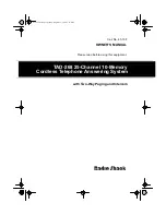 Предварительный просмотр 1 страницы Radio Shack TAD-268 Owner'S Manual