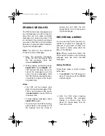 Предварительный просмотр 31 страницы Radio Shack TAD-268 Owner'S Manual