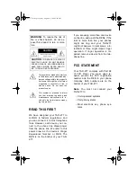 Preview for 3 page of Radio Shack TAD-277 Owner'S Manual