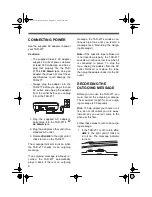 Preview for 6 page of Radio Shack TAD-277 Owner'S Manual