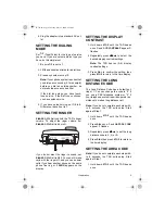 Preview for 9 page of Radio Shack TAD-705 Owner'S Manual