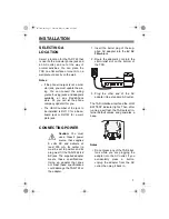 Предварительный просмотр 7 страницы Radio Shack TAD-724 Owner'S Manual