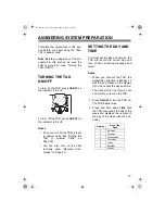 Предварительный просмотр 15 страницы Radio Shack TAD-724 Owner'S Manual