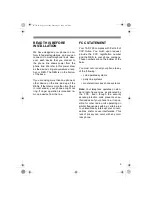 Предварительный просмотр 5 страницы Radio Shack TAD-725 Owner'S Manual