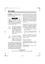 Preview for 2 page of Radio Shack TAD-726 Owner'S Manual