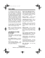 Preview for 2 page of Radio Shack TAD-764 Owner'S Manual