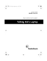 Radio Shack Talking Kid's Laptop Owner'S Manual preview