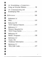 Предварительный просмотр 7 страницы Radio Shack TANDY 102 Owner'S Manual