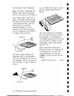 Предварительный просмотр 34 страницы Radio Shack TANDY 102 Owner'S Manual