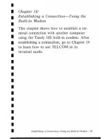 Предварительный просмотр 97 страницы Radio Shack TANDY 102 Owner'S Manual